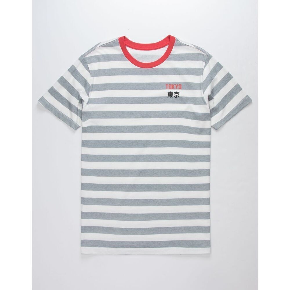 Urban outfitters neon Tokyo grey striped size medium m5